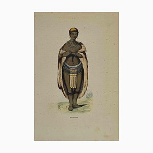 Auguste Wahlen, Hottentote, litografía, 1844