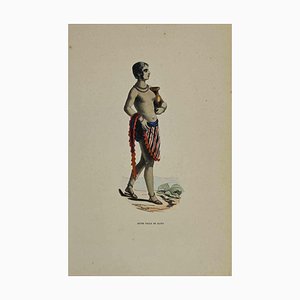 Auguste Wahlen, Jeune Fille de Kano, Lithograph, 1844