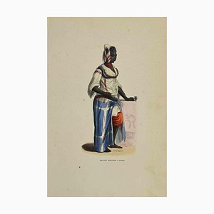 Auguste Wahlen, Esclave Servante a Alger, Lithograph, 1844
