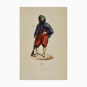 Auguste Wahlen, Zouave, Lithograph, 1844