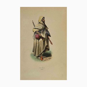 Auguste Wahlen, Arabe Bedouin, Lithograph, 1844