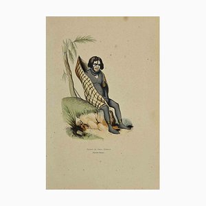 Auguste Wahlen, Naturel du Havre Carteret, Lithograph, 1844