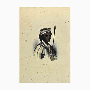 Auguste Wahlen, Rajaah de Dao, Lithograph, 1844