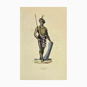 Auguste Wahlen, Harfur de Tondano, Lithograph, 1844