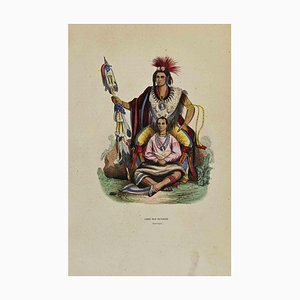 Auguste Wahlen, Chef des Renards, Lithograph, 1844