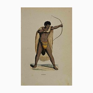 Auguste Wahlen, Hottentote, Lithograph, 1844