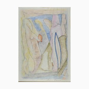 Paolo Pasotto, Abstract Composition, Mixed Media, 1986