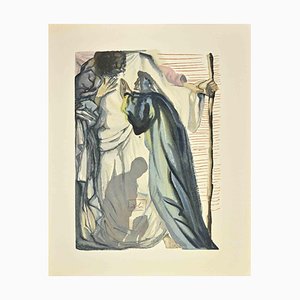 Salvador Dali, Third Planet, Woodcut, 1963