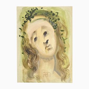Salvador Dali, The Virgin Announced, Woodcut, 1963