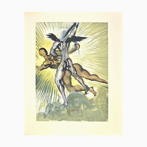 Salvador Dali, The Guardians, Woodcut, 1963