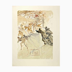 Salvador Dali, El lujurioso, Xilografía, 1963