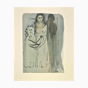Salvador Dali, The Wrathful, Woodcut, 1963