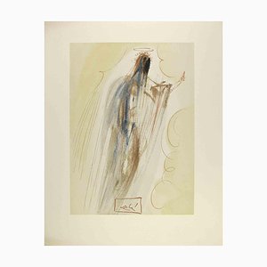 Salvador Dali, Arrival in the Empyrean, Woodcut, 1963