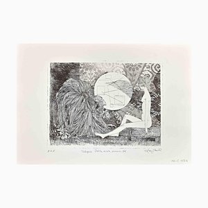 Leo Guida, The Encounter, Screen Print, 1970s