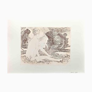 Leo Guida, Nude, Etching, 1971