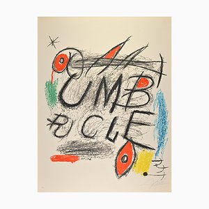 Joan Miró, Umbracle, Lithograph, 1973