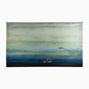 Mario Sinisca, Landscape, Mixed Media, 1970s
