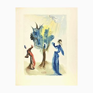 Salvador Dali, The Tree of Punishment, Woodcut, 1963