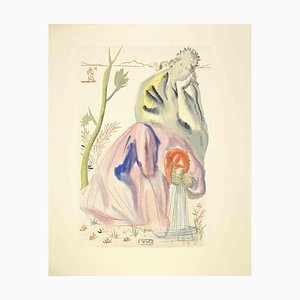 Salvador Dali, The Heyday, Woodcut, 1963