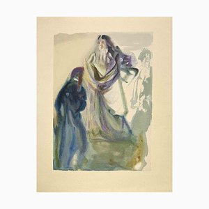 Salvador Dali, Saint Peter to Dante, Woodcut, 1963