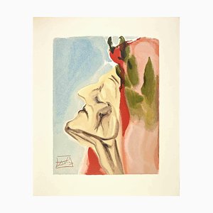 Salvador Dali, Doubting Dante, Holzschnitt, 1963