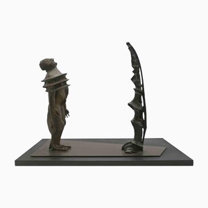 Vincenzo Gaetaniello, Realidad imaginada, Escultura de hierro fundido, años 60