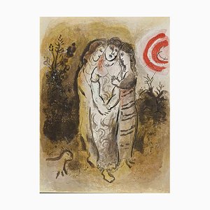 Marc Chagall, Naomi and her Daughters, Lithograph, 1960