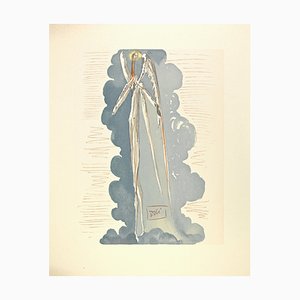 Salvador Dali, The Angel of the 7th Heaven, Woodcut, 1963