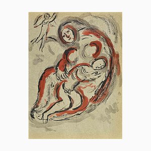 Marc Chagall, Hagar in the Desert, Lithograph, 1960
