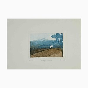 Diego Donati, Paesaggio Urbano, Etching, 1950s