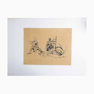 Jacques Villon, Avant le Bain, Drawing, 1926