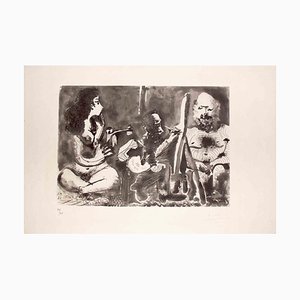 Pablo Picasso, Les Bleus de Barcelone, Etching, 1963