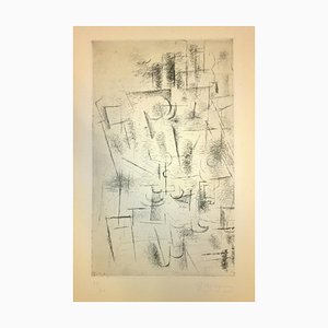 Georges Braque, Composition (Nature Morte aux Verres V11), Etching
