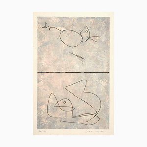 Max Ernst, Doubles, Etching, 1972