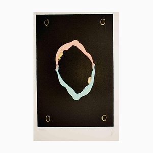 Erté, Letter O, Lithograph and Screen Print, 1976