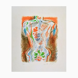 André Masson, Torse Tatoué, Lithograph, 1947