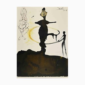 Salvador Dali, Filiae Herodiadis Saltatio, Lithograph, 1964