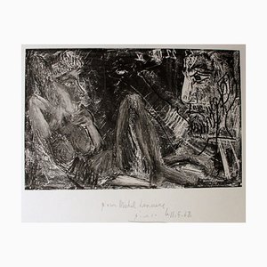 Pablo Picasso, Homme et Femme, Etching, 1968