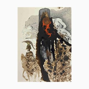 Lithographie, Salvador Dali, Lesus Flagellatus, 1964