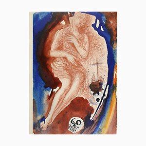 Salvador Dali, Many Sins Are Forgiven To The Sinful Woman, Lithograph, 1964