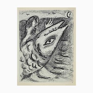 Marc Chagall, Jonas et la Baleine, Lithographie, 1960