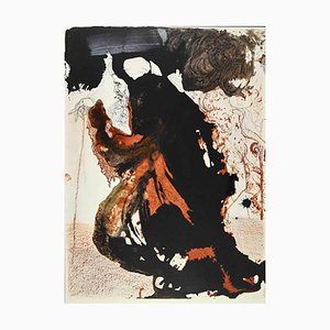 Salvador Dali, Trulla Caementarii in Manu Domini, Lithograph, 1964