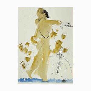 Salvador Dali, Iesus Super Mare Ambulans, Lithograph, 1964
