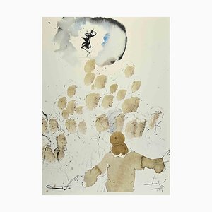 Salvador Dali, Nummularii de Templo Eiecti, Lithograph, 1964