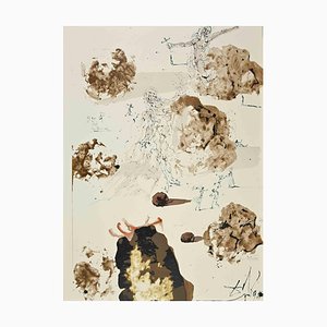 Salvador Dali, Omnes Gentes in Valle Josaphat, Lithograph, 1964