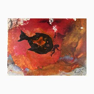 Salvador Dali, Jonah in the Belly of the Whale, Lithograph, 1964