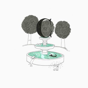 Maja Zalaszewska Rocca, Joyful Letters Villa Borghese, Tinte auf Papier, 2022