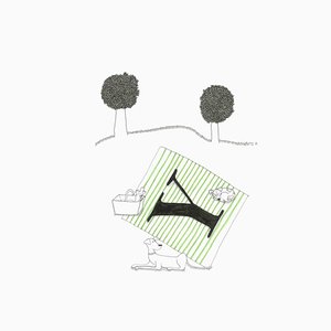 Maja Zalaszewska Rocca, Joyful Letters Villa Borghese, Ink on Paper, 2023