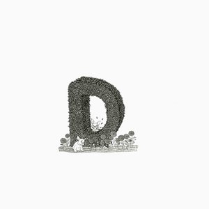 Maja Zalaszewska Rocca, Joyful Letters Villa Borghese, Ink on Paper, 2022