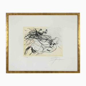Jean-Marie Guiny, Galloping Horse, Etching, 2000s